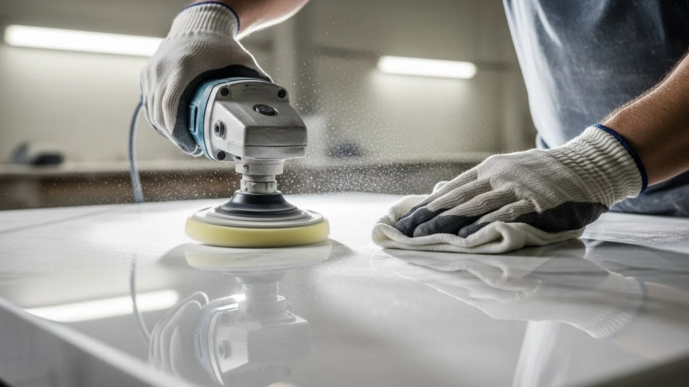 جلي وتلميع الرخام