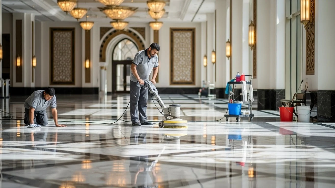 جلي وتلميع الرخام بجدة