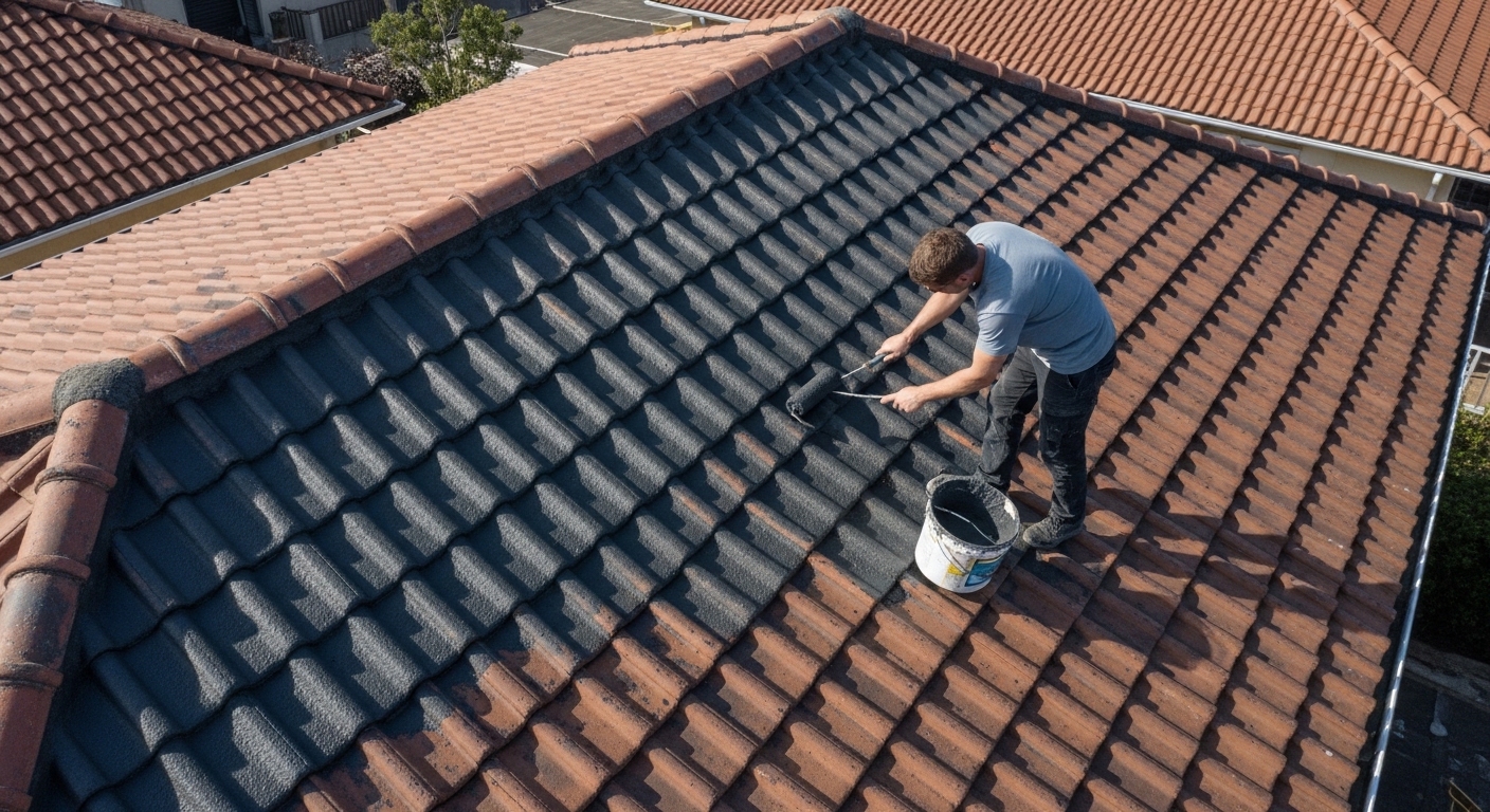 أفضل عازل مائي للأسطح فوق البلاط