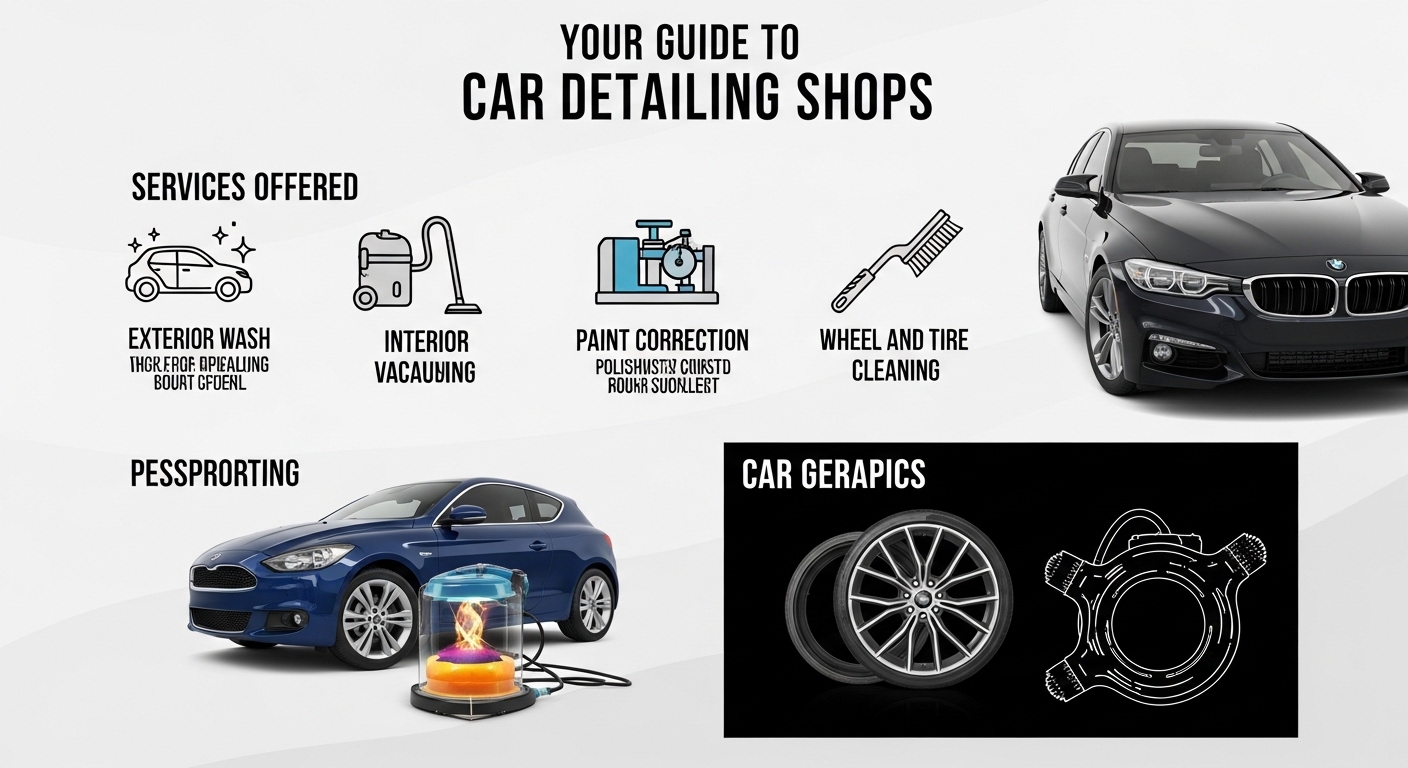 دليل شامل لـ محل تلميع سيارات