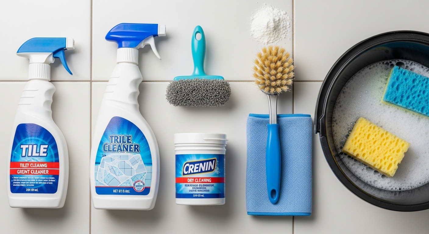 مواد تنظيف البلاط