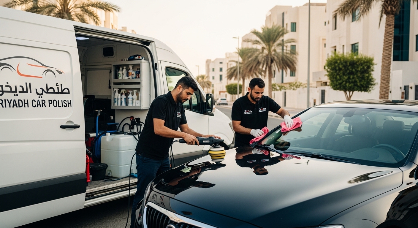 تلميع سيارات متنقل الرياض