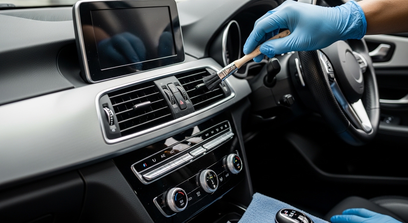 تلميع سيارات داخلي