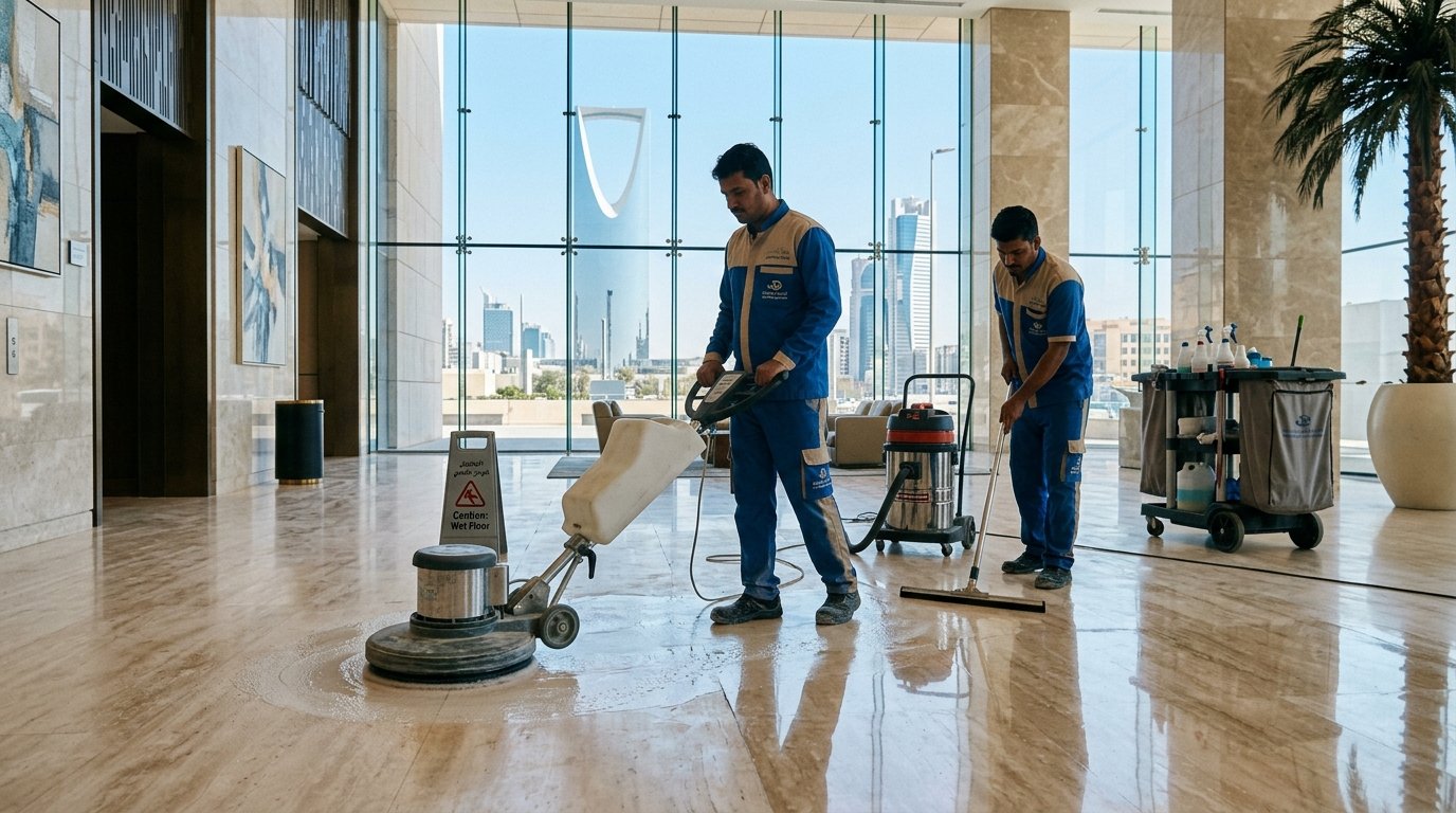 تنظيف الفواصل بين البلاط